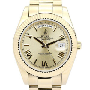 Rolex Day-Date II 41mm Gold Dial 218238 Super Clone