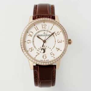 Rendez-Vous 34mm RG/LE Cream Dial On Brown Leather Strap 