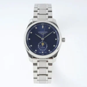 Longines – Master Moonphase SS/SS Blue/Diamond Dial 