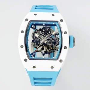 Richard Mille RM055 APSF Blue Cer/RU Skeleton Dial