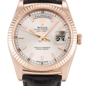 Rolex Day-Date 36mm Silver Dial 118135 Super Clone