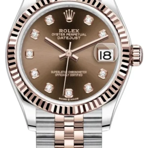 Rolex Datejust 31mm Rose Gold & Stainless Steel Super Clone