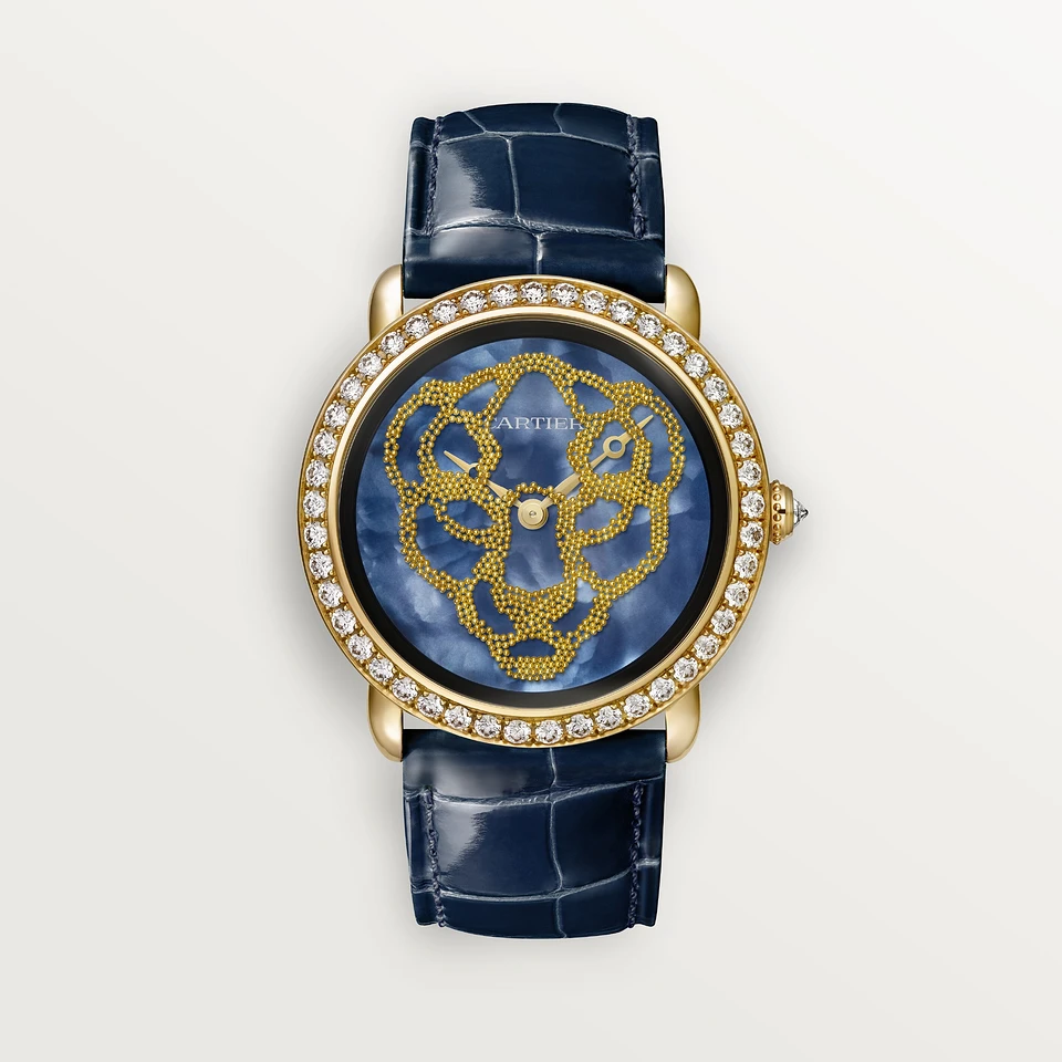 Cartier Révélation d’une Panthère watch, 37 mm, Blue