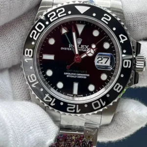 Rolex GMT-Master II 40mm Black Dial Black Bezel Oyster Bruce Wayne Super Clone