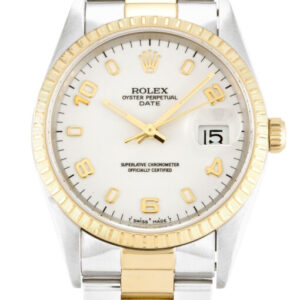 Rolex Oyster Perpetual Date 34mm White Dial