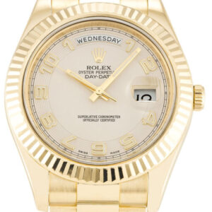 Rolex Day-Date II 41mm Ivory Dial 218238 Super Clone
