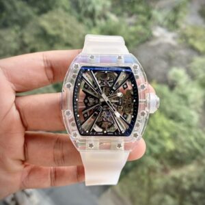 Richard Mille RM12-01 Tourbillon Sapphire Rubber Strap 44mm