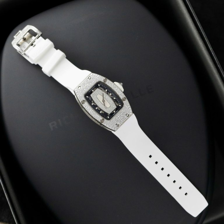 Richard Mille RM007 White Custom Full Moissanite Diamonds