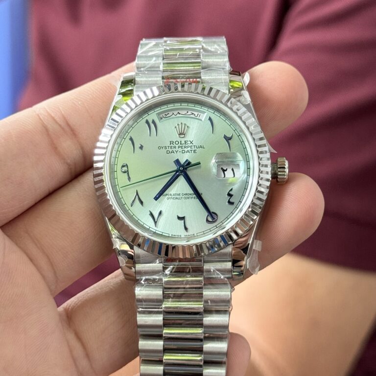 Rolex Day-Date Blue Dial Arabic Markers GM V2 40mm