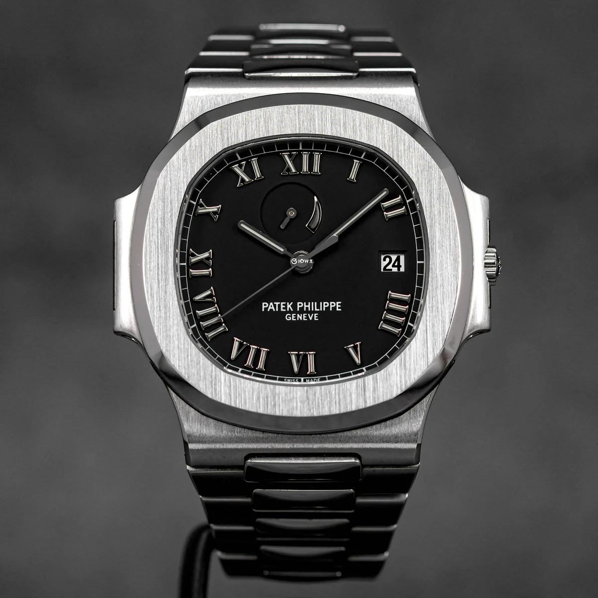 Patek Philippe Nautilus 3710/1A-001 Comet Black Roman Dial