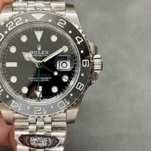 Rolex GMT-Master II 40mm Black Dial Black Bezel Jubilee Bruce Wayne Super Clone