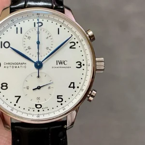IWC 150th Anniversary Portugieser Chronograph White Dial 41mm COMPLETE IW371602 Super Clone